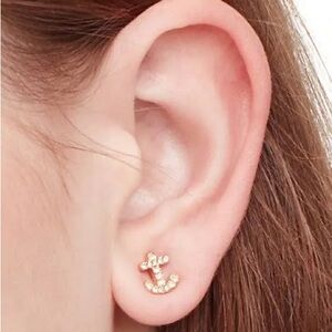Kate Spade Gold Anchor Stud Earrings